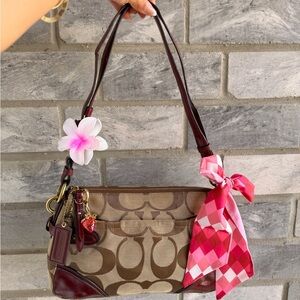 Sold COACH COLETTE EAST/WEST SHOULDER BAG IN SIGNATURE Y2K